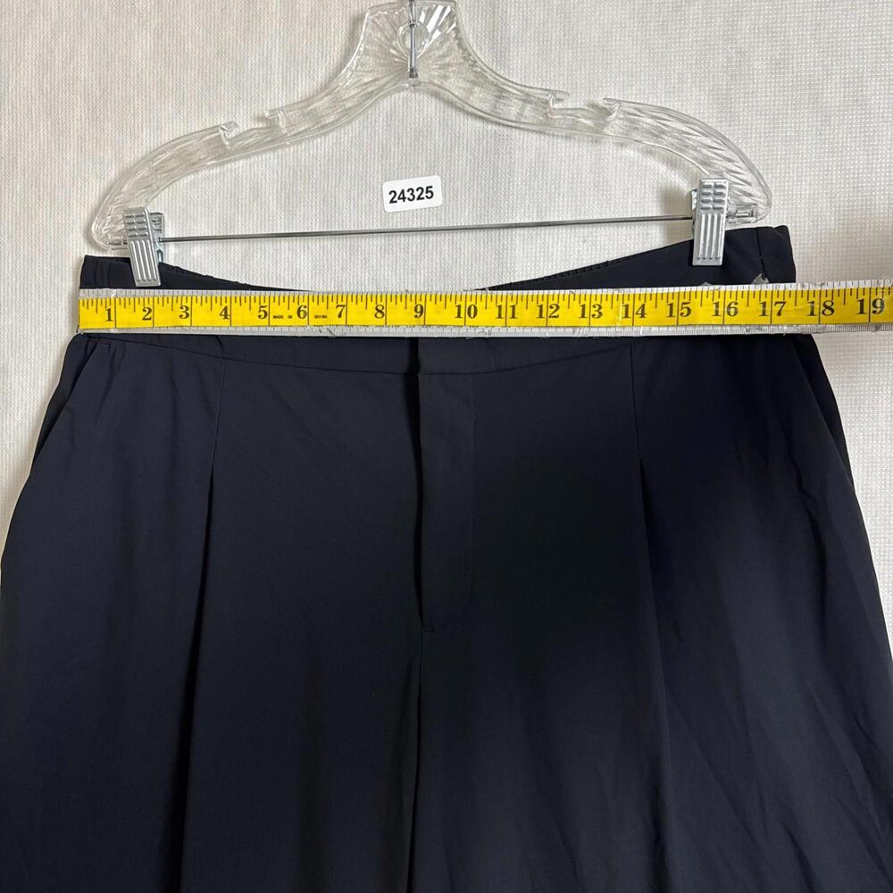 Athleta Women's Size 16 Black High Rise Wide Leg Pleated Pinnacle Trouser Pants - Picture 13 of 15